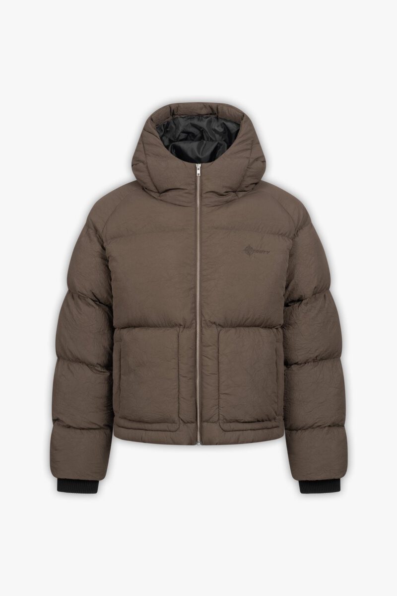 PUFFER JACKET BROWN