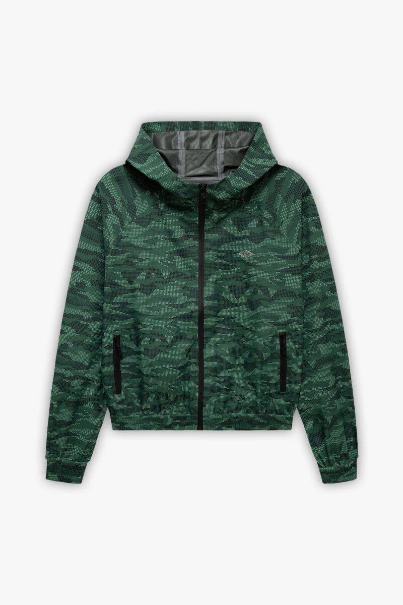 WINDBREAKER DOTTED CAMO GREEN