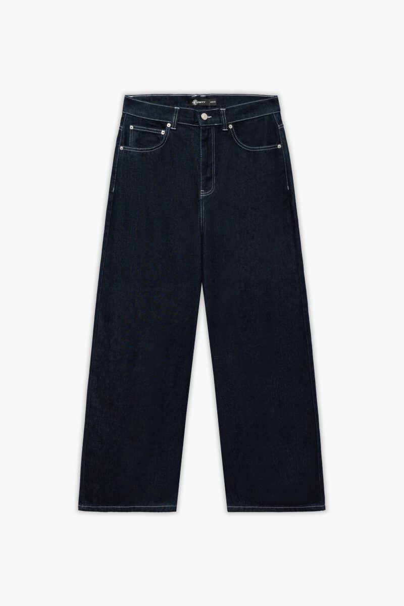 VOLUME DENIM RAW BLUE