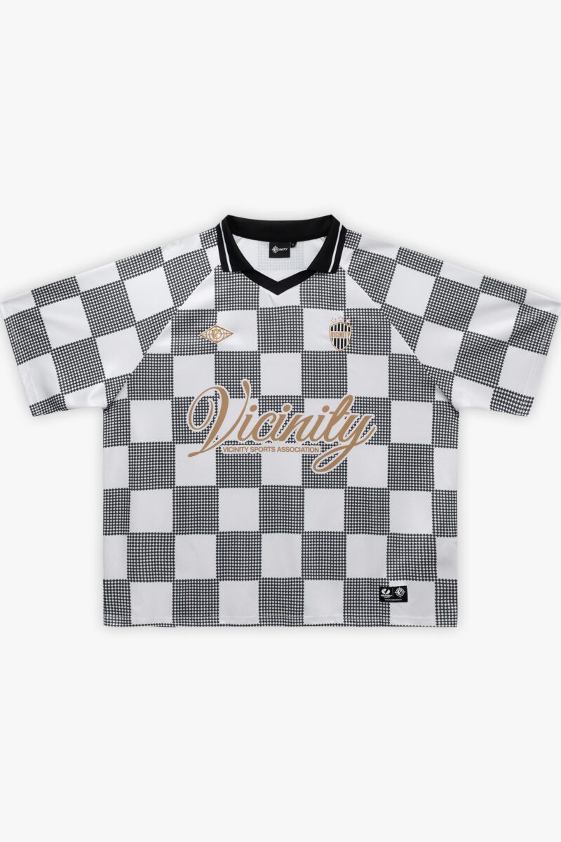 CARO CHECKER JERSEY BLACK/WHITE