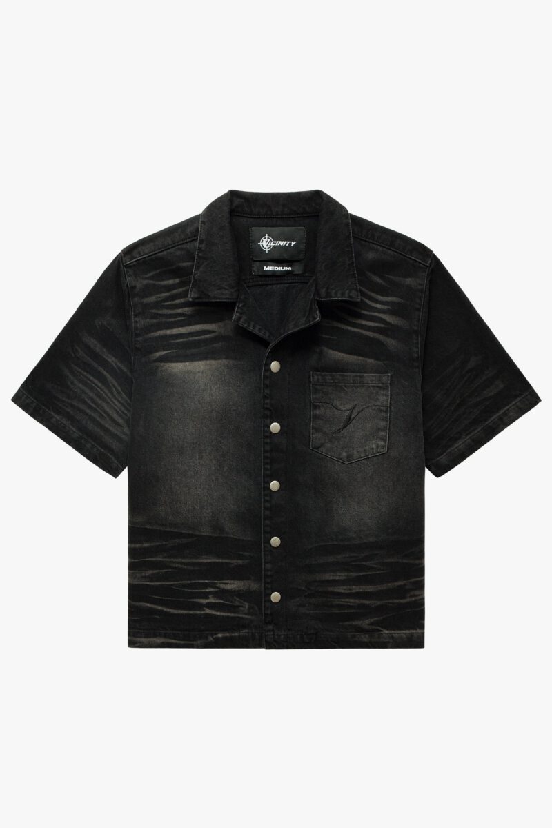 WILD SOUTH DENIM SHIRT COAL