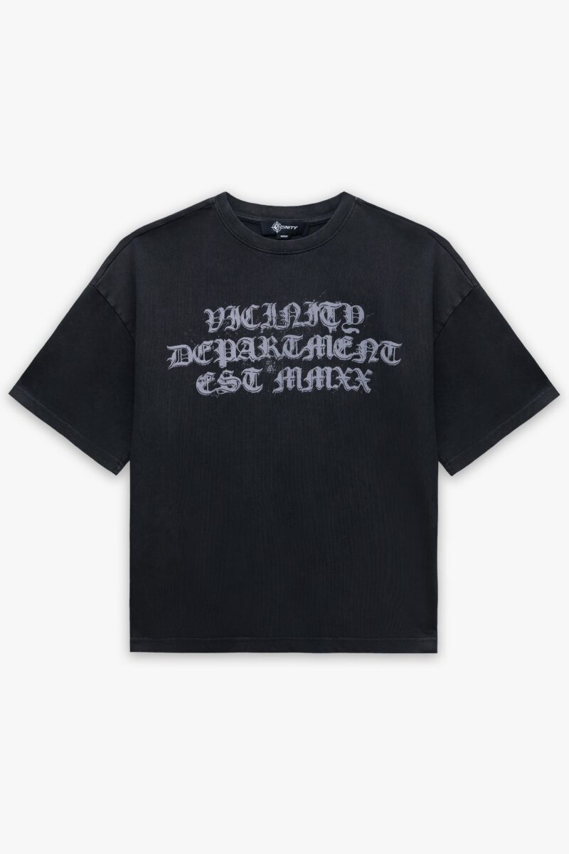 GOTH DEPT TEE VINTAGE BLACK