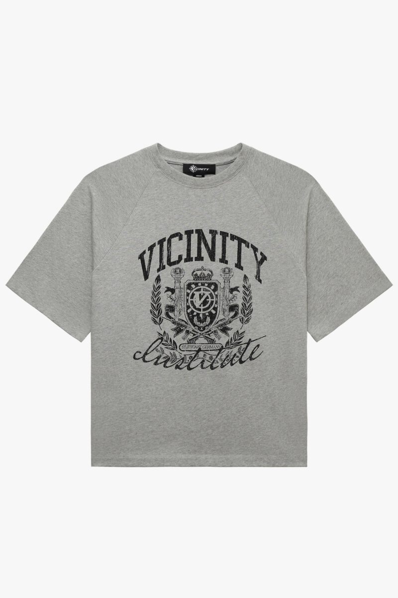 INSTITUTE TEE GREY MELANGE