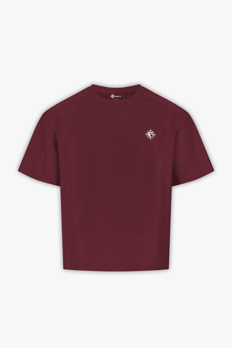 T-SHIRT WINE RED