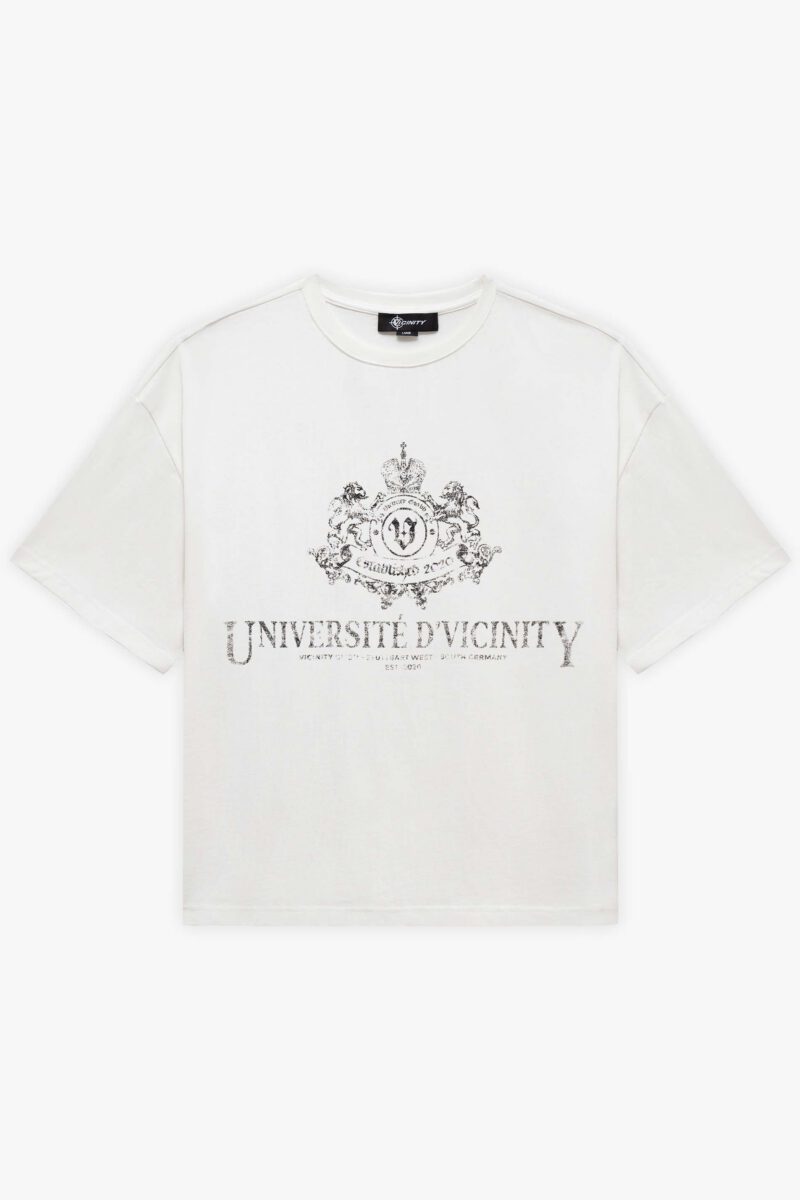 UNIVERSITE D' VICINITY TEE WHITE