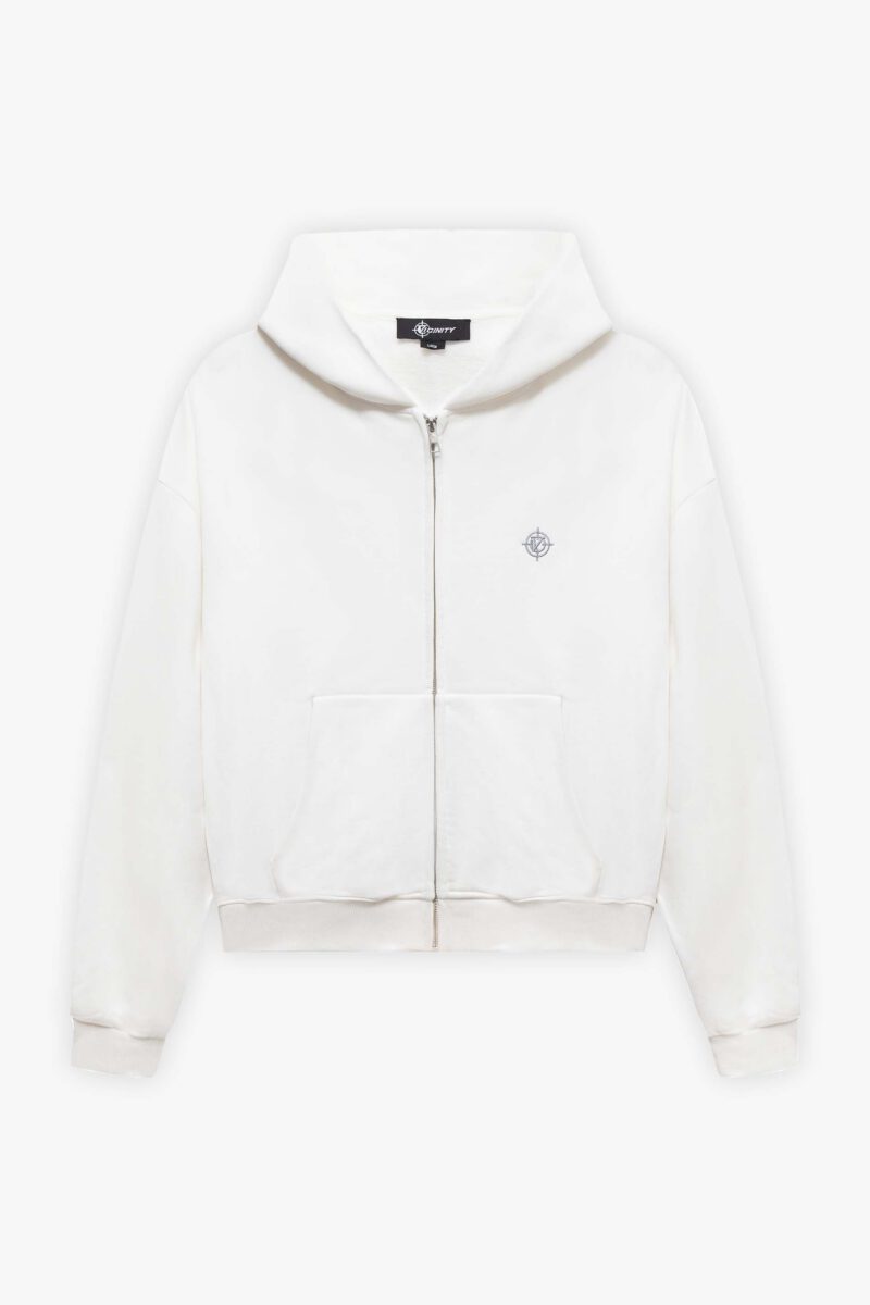 SOFTS ZIP-HOODIE WHITE