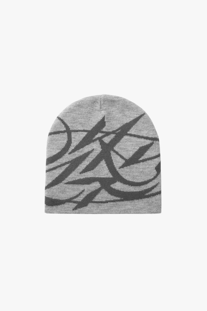 SCRIPT LOGO BEANIE - GREY