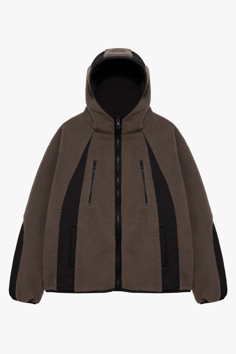 TRAIL FLEECE JACKET BROWN