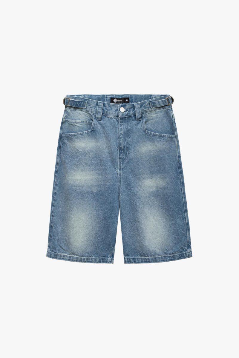 VINTAGE BLUE DENIM JORTS