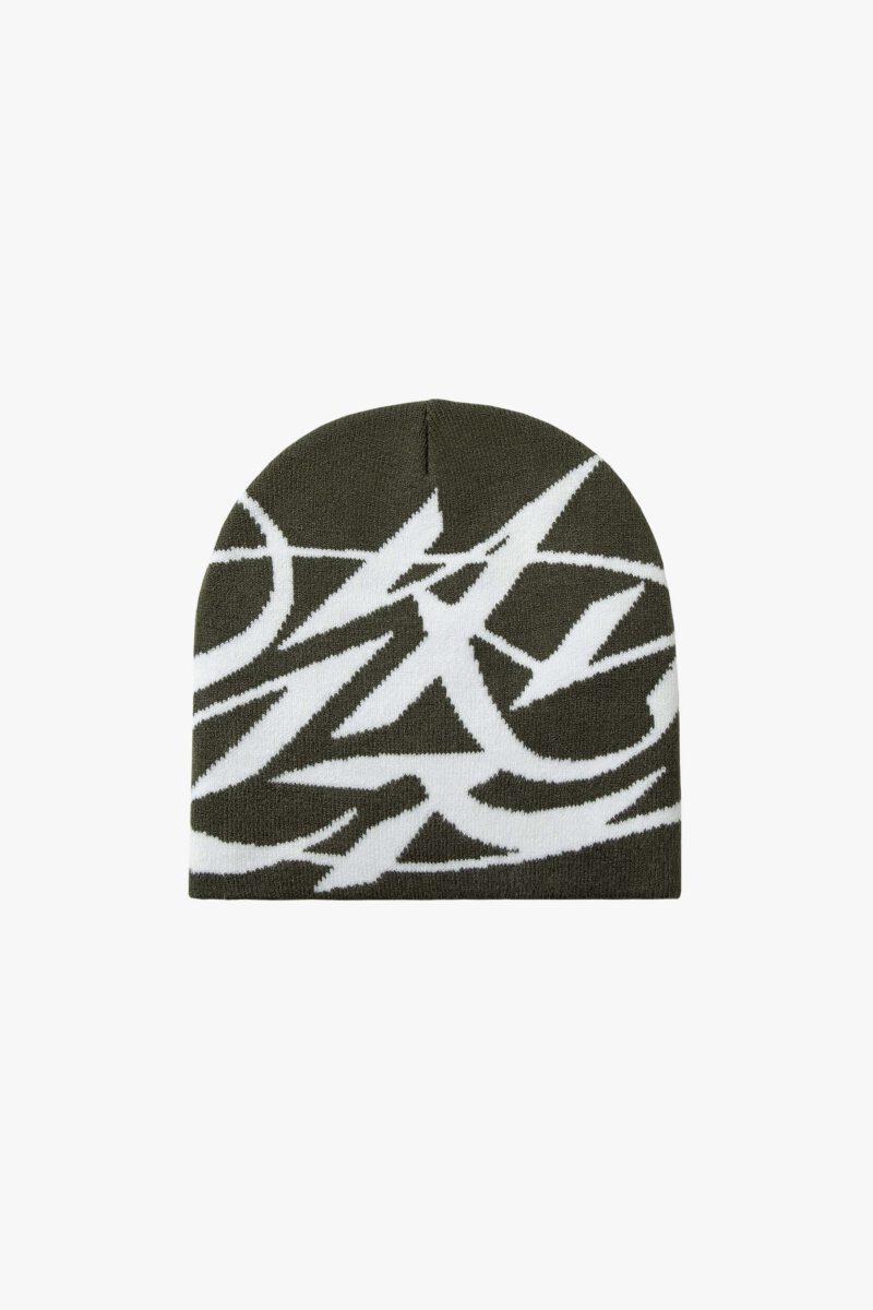 SCRIPT LOGO BEANIE - GREEN