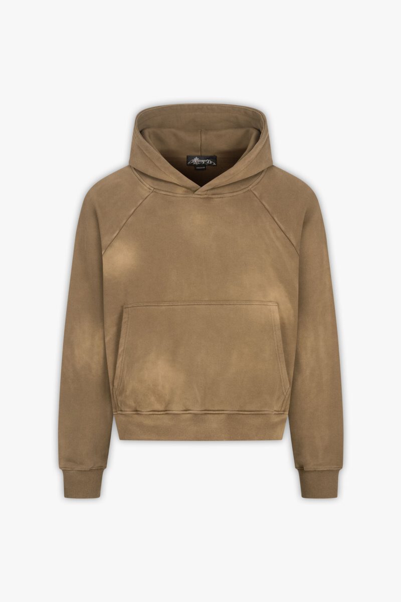 FADED WASH HOODIE BEIGE
