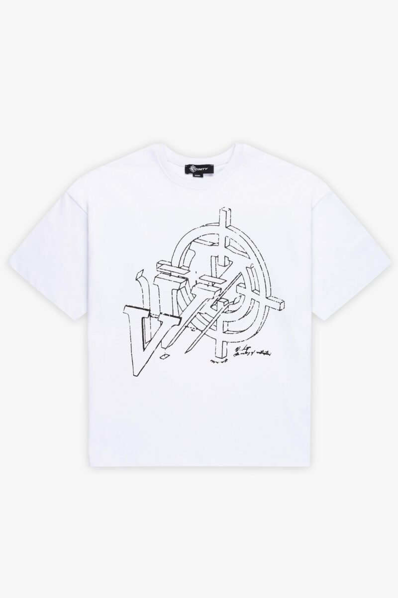 CONSTRUCTION LOGO TEE WHITE
