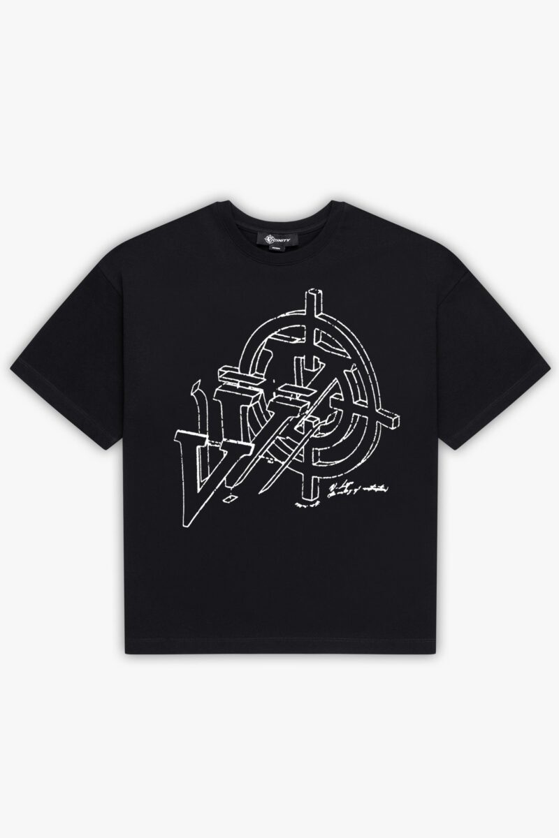 CONSTRUCTION LOGO TEE BLACK