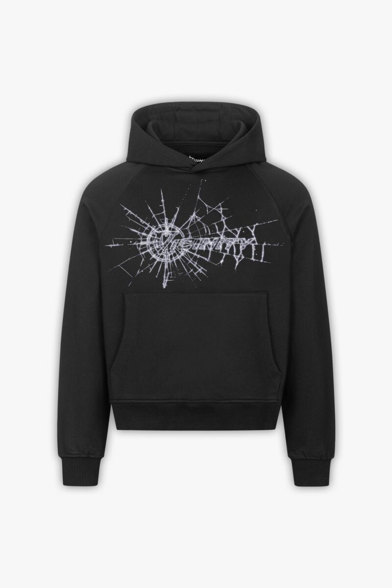 WEB LOGO HOODIE BLACK