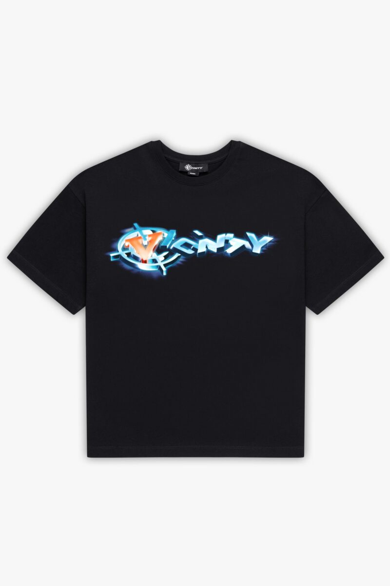CHROME LOGO TEE BLACK