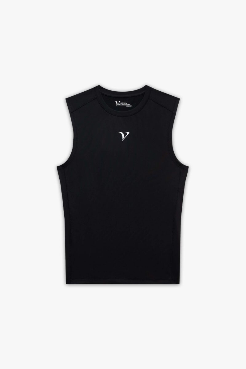 ACTIVEWEAR COMPRESSION TANKTOP BLACK