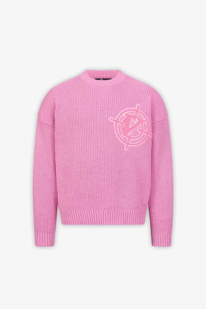 V-LOGO KNITWEAR WILD ROSE