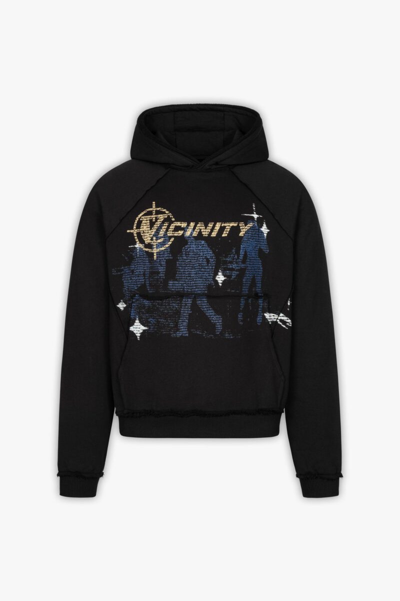 BINARY INSIDEOUT HOODIE BLACK